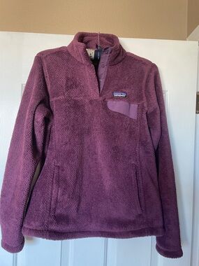 Patagonia Plush Snap-T Fleece in Deep Plum